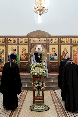 Всенощное бдение в храме преподобного Сергия Радонежского г. Саратова