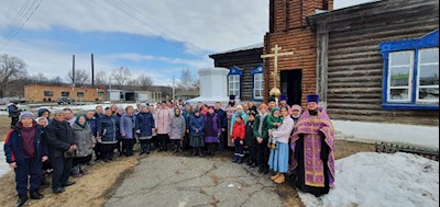 На храм в честь иконы Божией Матери «Всецарица» установлен центральный купол