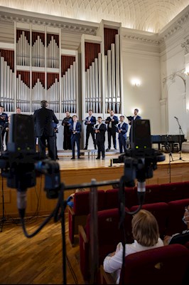 Прошел концерт Архиерейского мужского хора, приуроченный к празднованию Дней славянской письменности и культуры