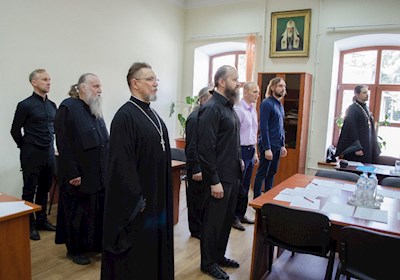Студенты заочного сектора семинарии сдали итоговый экзамен