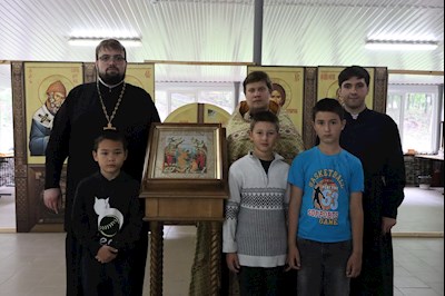 В «Солнечном» состоялось таинство Крещения