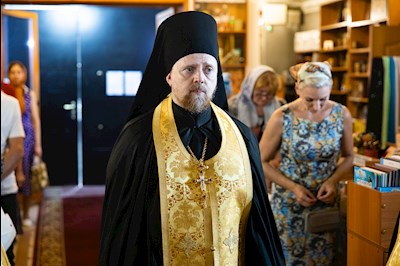 Митрополит Игнатий совершил всенощное бдение в Петропавловском храме г. Саратова
