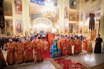 В Саратове встретили мощи святого великомученика Георгия Победоносца
