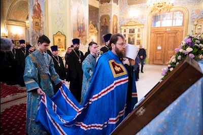 Митрополит Игнатий совершил всенощное бдение в Покровском соборе г. Саратова
