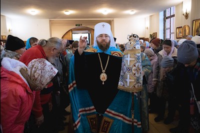 Митрополит Игнатий возглавил соборное архиерейское богослужение в Казанском храме г. Саратова