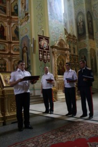 Казаки приняли присягу в Покровском храме