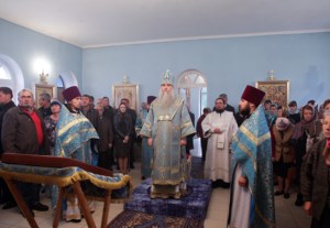 Божественная литургия в храме в честь Рождества Пресвятой Богородицы с. Ершовка (Муммовское) Аткарского района