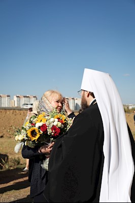 Божественная литургия в храме новомучеников и исповедников Саратовских г. Саратова