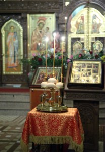 Всенощное бдение в Крестовоздвиженском храме г. Хвалынска