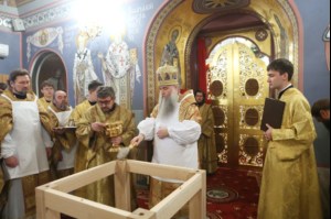 Великое освящение верхнего храма во имя Святой Живоначальной Троицы Свято-Троицкого кафедрального собора города Саратова