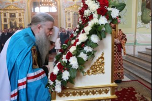 Великая Пасхальная вечерня в Покровском храме Саратова