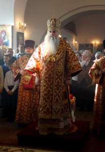 Божественная литургия в Спасо-Преображенском мужском монастыре г. Саратова