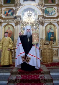 Божественная литургия в храме в честь Покрова Пресвятой Богородицы г. Саратова