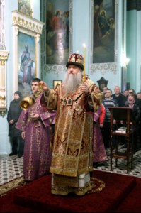 Всенощное бдение в храме в честь Сошествия Святого Духа г.Саратова