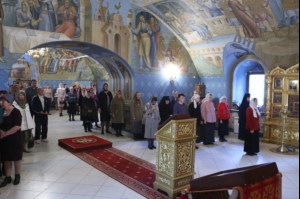 Всенощное бдение в Свято-Троицком кафедральном соборе г.Саратова