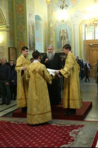 Божественная литургия в храме в честь Покрова Пресвятой Богородицы г. Саратова