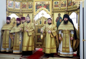 Божественная литургия в Свято-Иоанновском женском монастыре села Алексеевка Хвалынского района