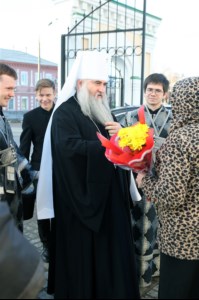Великое повечерие с чтением канона преподобного Андрея Критского в Свято-Троицком кафедральном соборе г. Вольска