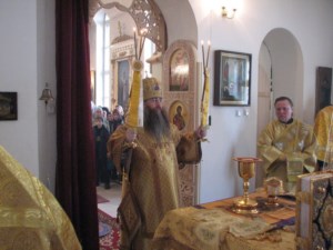 Божественная литургия в храме во имя Святого Пророка Божия Илии г. Саратова