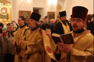 Всенощное бдение в храме во имя святого благоверного великого князя Александра Невского г. Ртищево