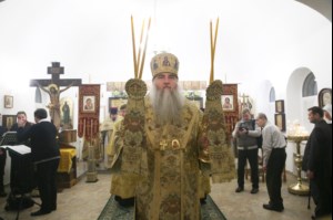 Божественная литургия в храме в честь Благовещения Пресвятой Богородицы г.Саратова