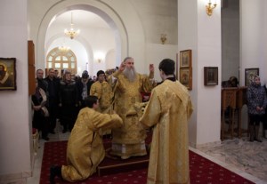 Божественная литургия в Свято-Алексиевском женском монастыре г. Саратова