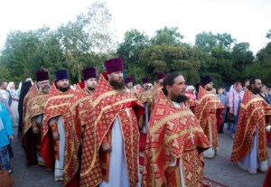 Божественная литургия в Вавиловом Доле