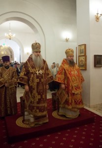 Божественная литургия в Свято-Алексиевском женском монастыре г. Саратова