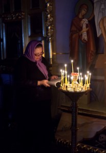 Великое повечерие с чтением канона преподобного Андрея Критского в Свято-Троицком кафедральном соборе г.Саратова