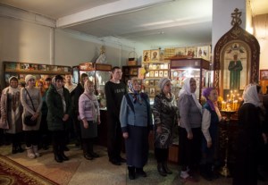 Литургия Преждеосвященных Даров в храме во имя святителя Тихона, Епископа Воронежского, Задонского чудотворца г.Саратова