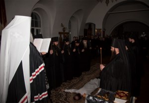Монашеский постриг в Спасо-Преображенском мужском монастыре г.Саратова