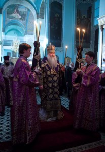 Утреня Великой Субботы с Чином погребения в храме в честь Сошествия Святого Духа г. Саратова