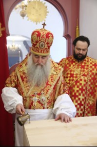 Великое освящение храма святой великомученицы Екатерины г. Саратова и Божественная литургия в новоосвященном храме