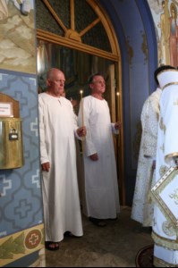 Крещальная литургия в Свято-Троицком кафедральном соборе г.Саратова