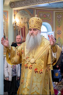 Божественная литургия в храме Всех святых, в земле Русской просиявших, г. Саратова