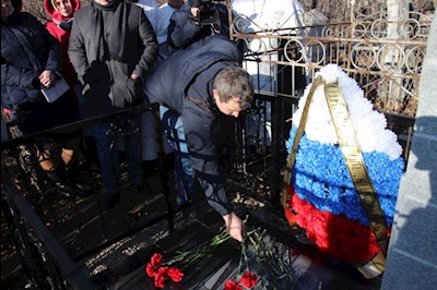 Совершена лития по братьям Никитиным
