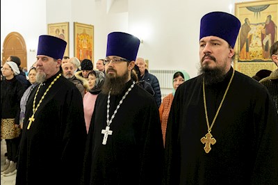 Всенощное бдение в храме святителя Спиридона Тримифунтского г. Саратова