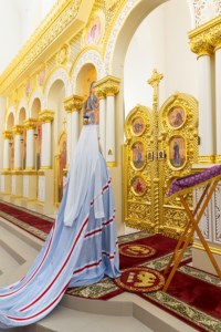 Божественная литургия в храме святителя Спиридона Тримифунтского г. Саратова