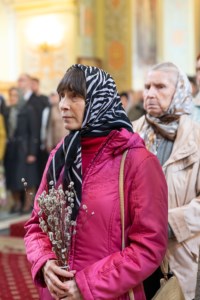 Божественная литургия в храме в честь Покрова Пресвятой Богородицы г. Саратова