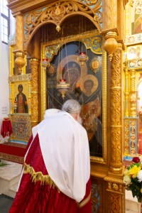 Божественная литургия в Свято-Алексиевском женском монастыре г. Саратова