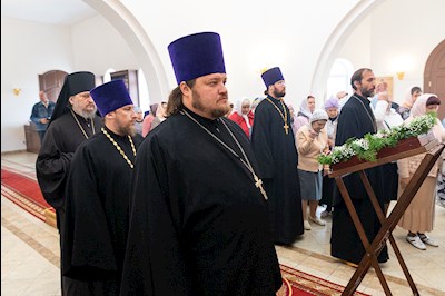 Божественная литургия в храме во имя святых благоверных князей страстотерпцев Бориса и Глеба г. Саратова