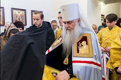 Божественная литургия в Свято-Иоанновском женском монастыре с. Алексеевка Хвалынского района