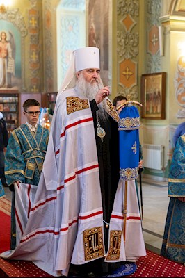 Всенощное бдение в храме Покрова Пресвятой Богородицы г. Саратова