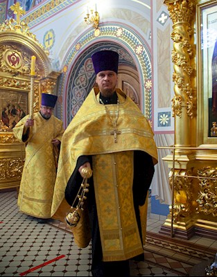 Всенощное бдение в Свято-Троицком кафедральном соборе г. Саратова