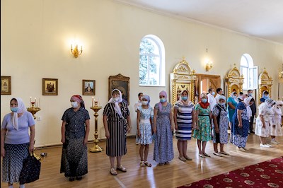 Всенощное бдение в храме в честь Казанской иконы Божией Матери р.п. Татищево