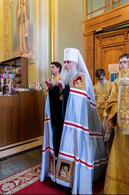 Всенощное бдение в храме Покрова Пресвятой Богородицы г. Саратова