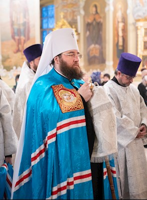 В праздник Крещения Господня митрополит Игнатий совершил Божественную литургию