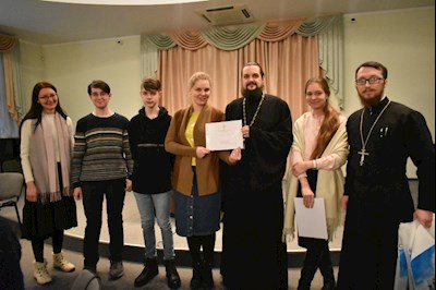 При Покровском соборе Саратова прошел молодежный «квиз»