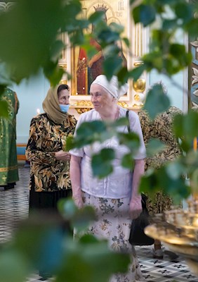 Митрополит Игнатий совершил всенощное бдение в Свято-Духовском соборе г. Саратова