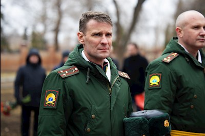 Митрополит Игнатий совершил чин освящения и закладки камня в честь строительства храма во имя Архистратига Божия Михаила на территории военного училища